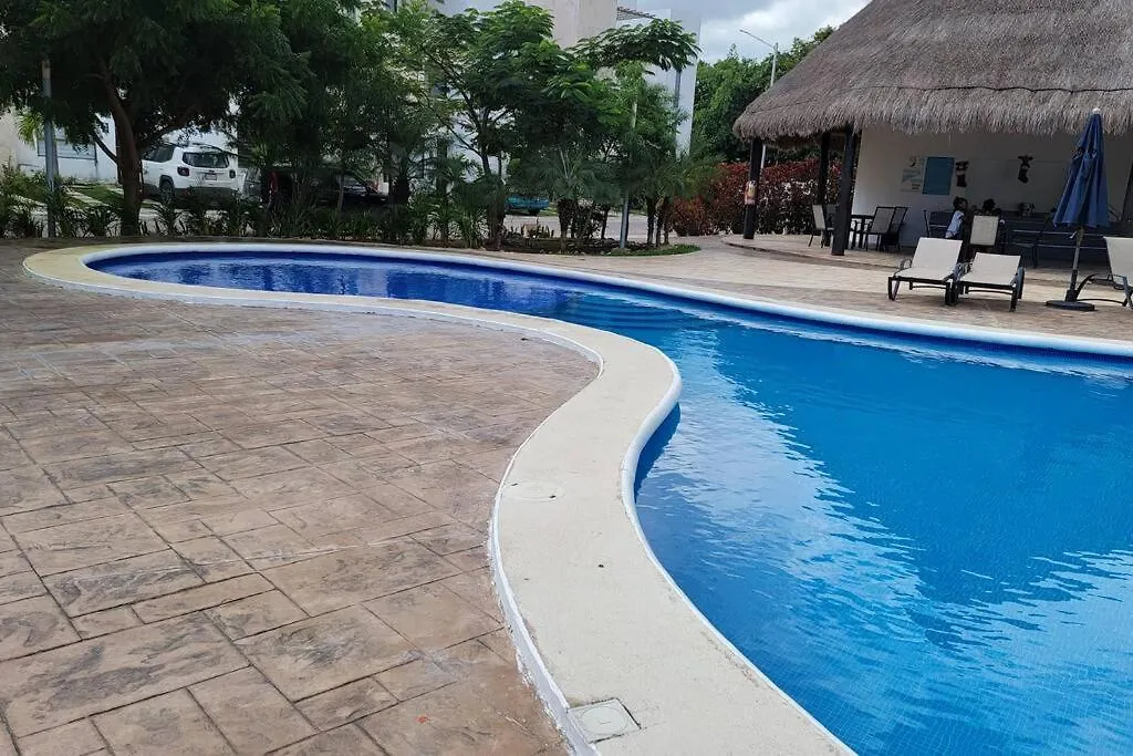 Great Cheerful 2 Bedroom House With Pool And Spa Playa del Carmen Feriehus